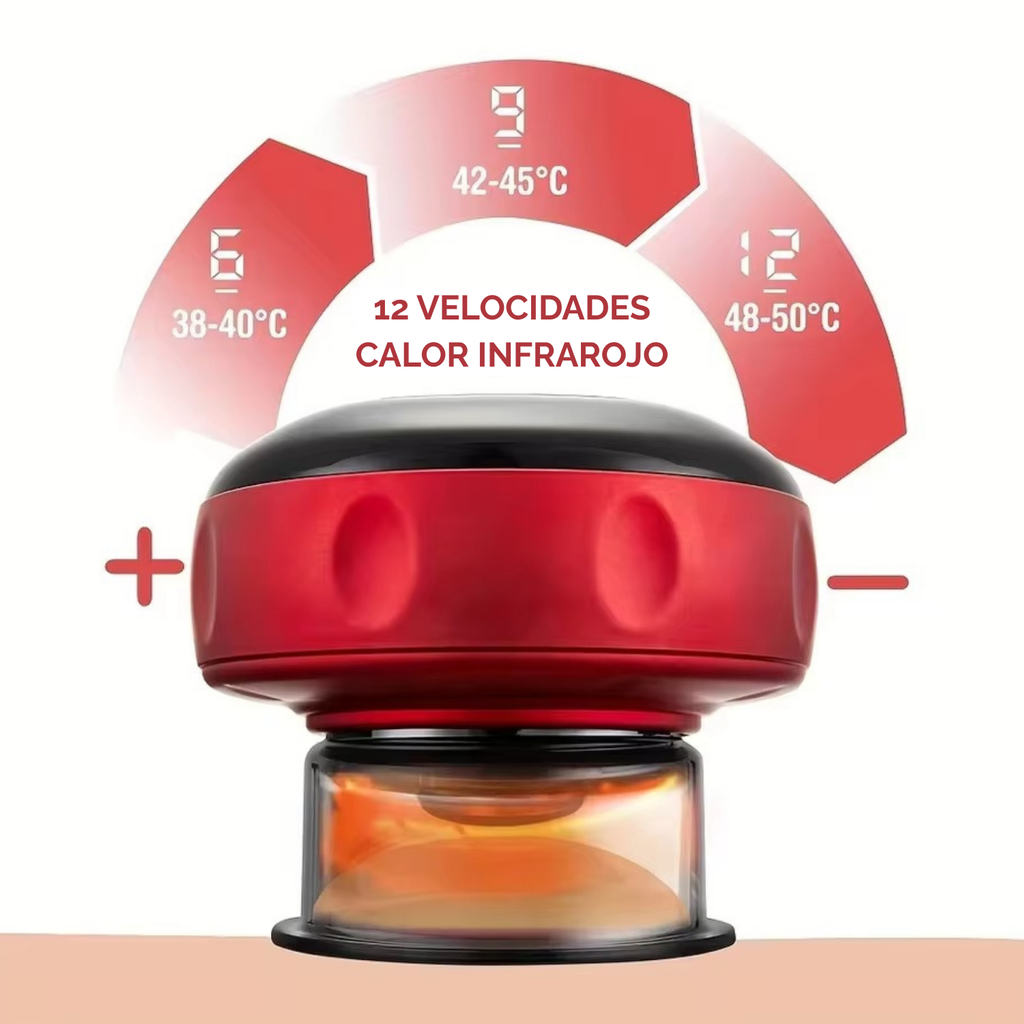 ThermoCup Pro™ – Masajeador Inteligente de Ventosa con Calor