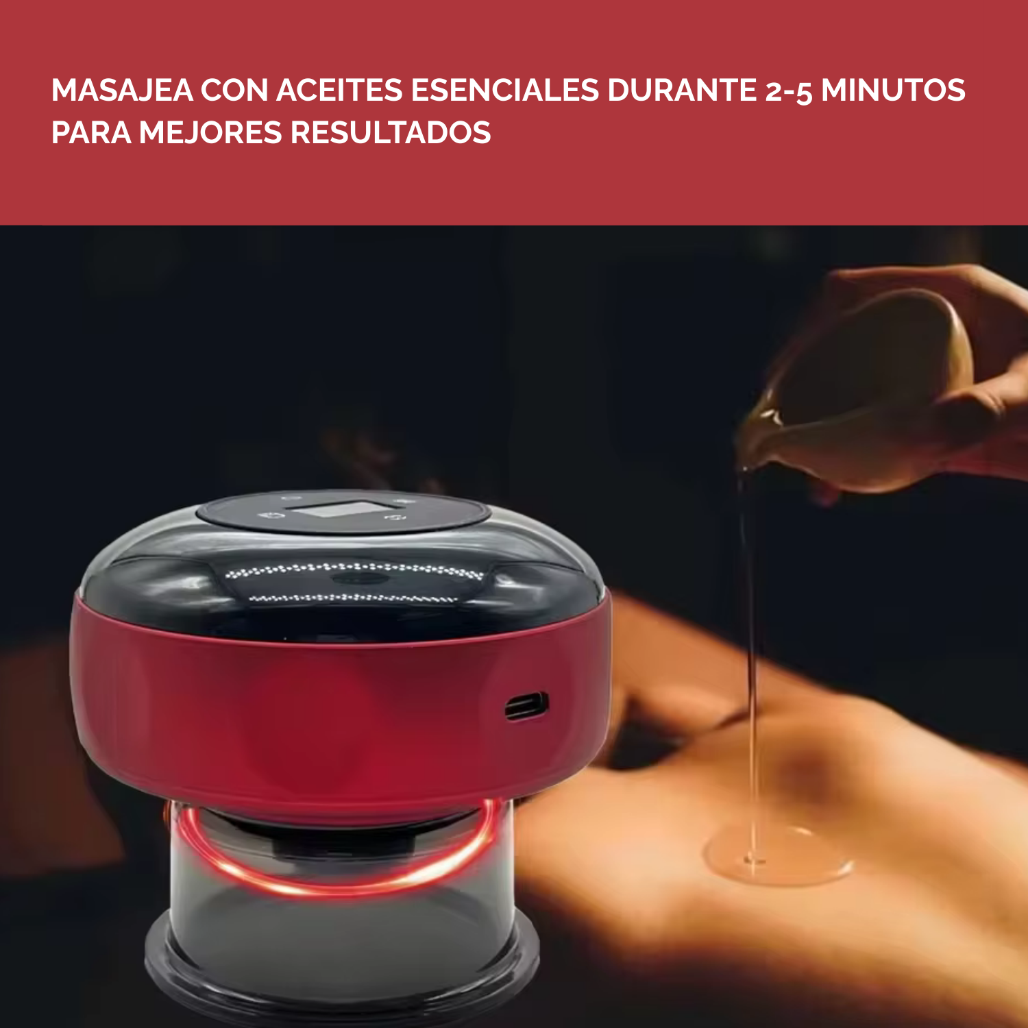 ThermoCup Pro™ – Masajeador Inteligente de Ventosa con Calor