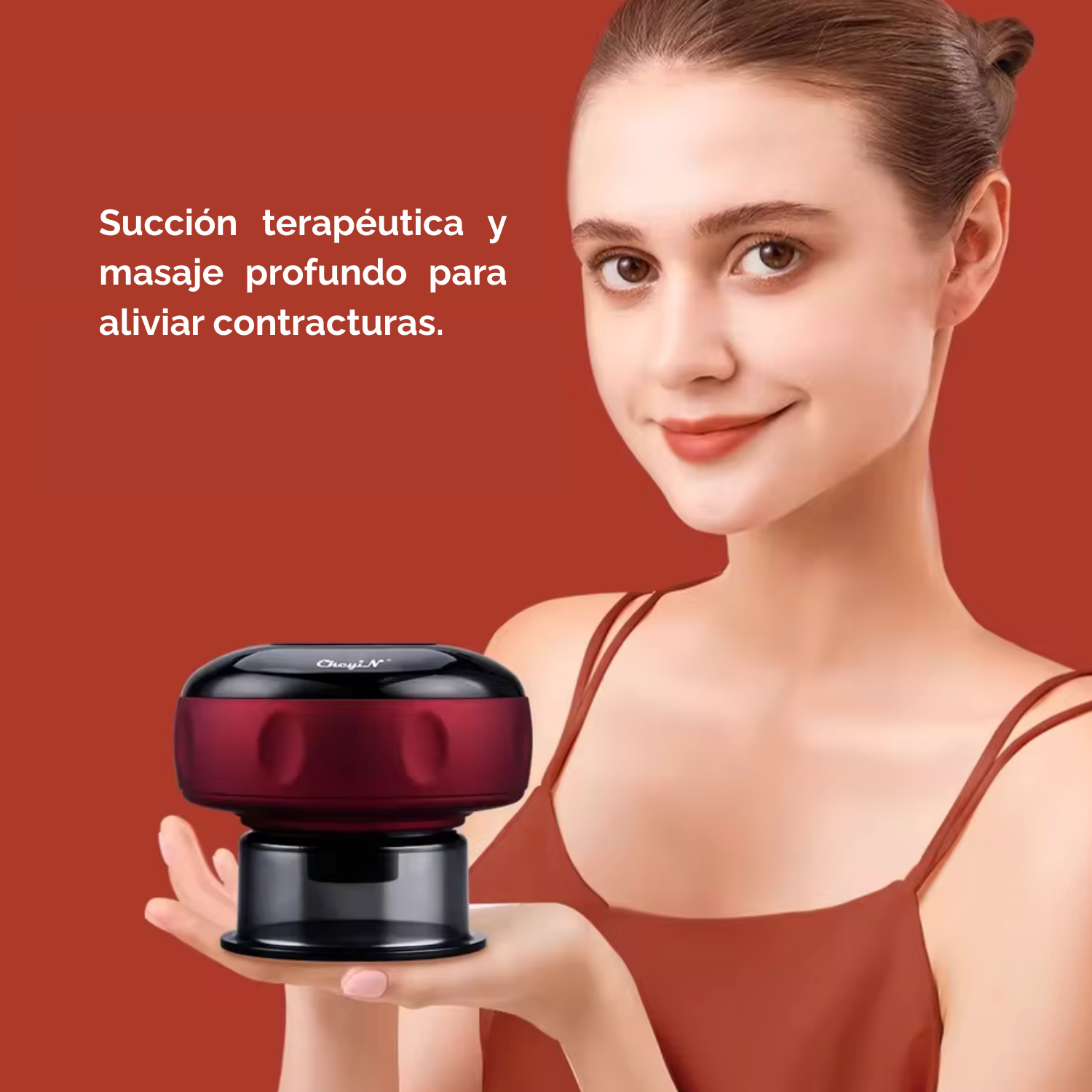 ThermoCup Pro™ – Masajeador Inteligente de Ventosa con Calor