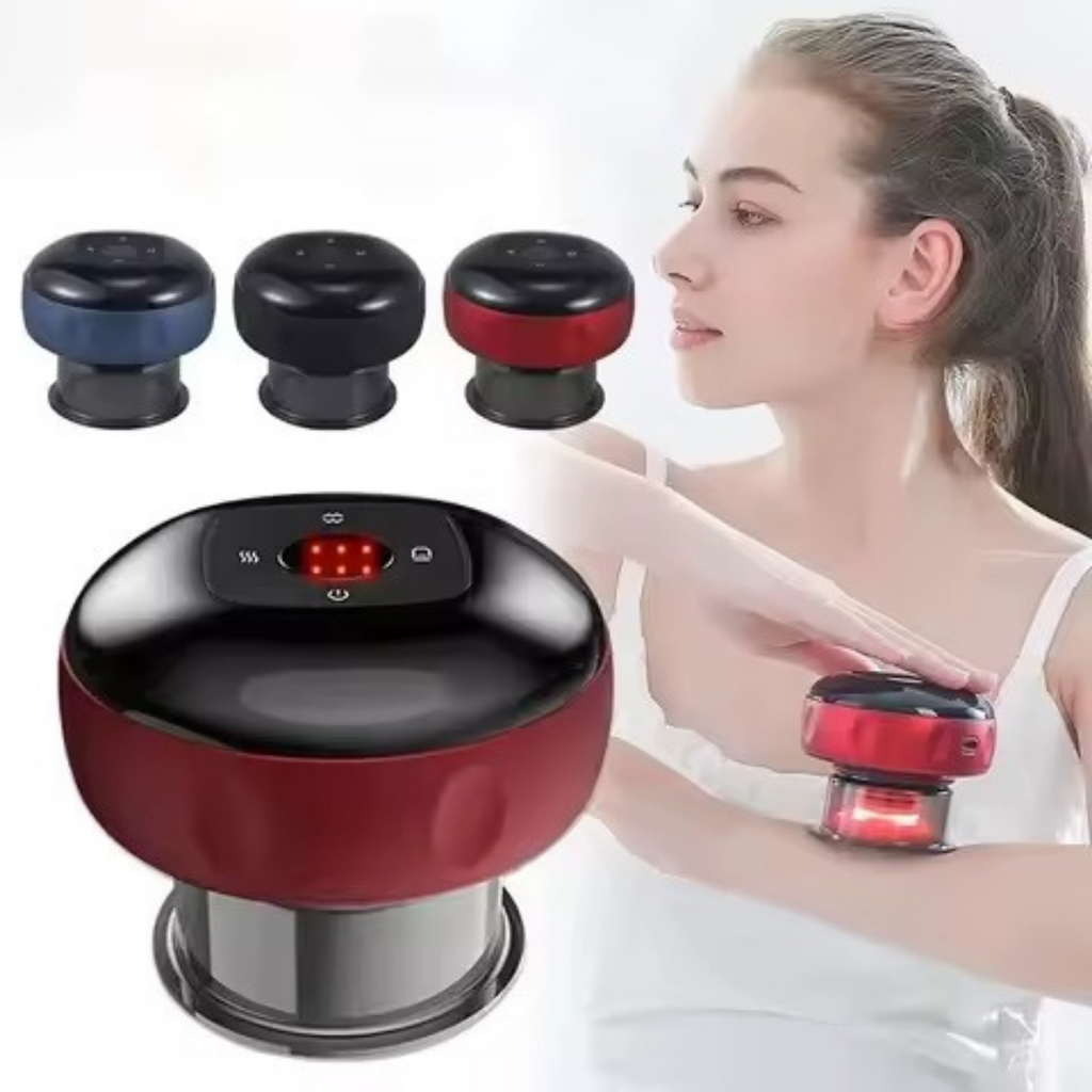 ThermoCup Pro™ – Masajeador Inteligente de Ventosa con Calor