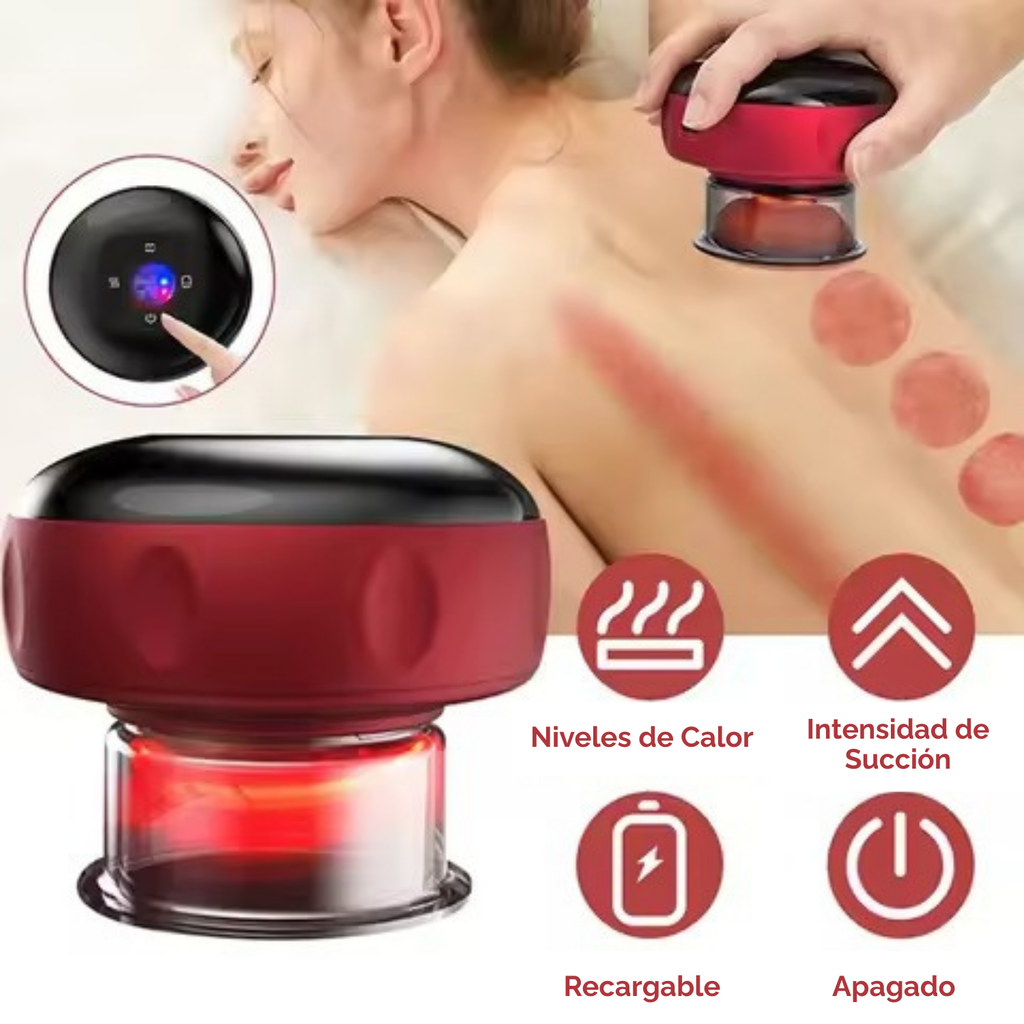 ThermoCup Pro™ – Masajeador Inteligente de Ventosa con Calor